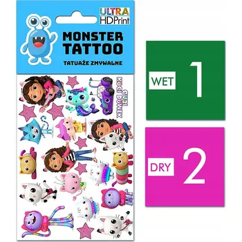 Odstranitelné tetování Filmová a herní nálepka na tetování Dětské vodní tetování Omyvatelné k narozeninám Dárek Dočasný dárek pro děti Originální opakovaně použitelné Spousta Vzorů