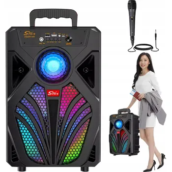 Bluetooth reproduktor PŘENOSNÝ REPRODUKTOR PARTYBOX BLUETOOTH MIKROFON 2000W