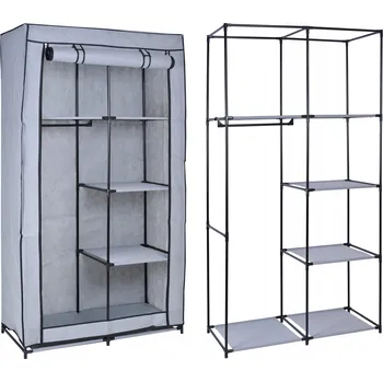 Šatní skříň Šatní skříň Gockowiak 5902340311738 90 x 170 x 45 cm odstíny šedé