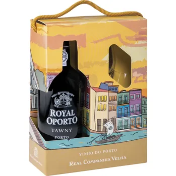 Víno Real Companhia Velha Royal Oporto Tawny Traveller box + 2 skleničky 0,75 l 19% (karton)