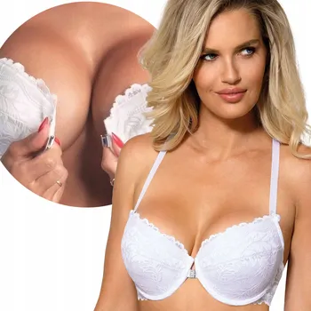 Podprsenka Róża push-up podprsenka bílá, velikost 75C