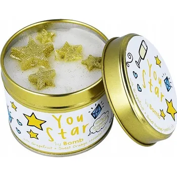 Svíčka Sójová vonná svíčka You Star Bomb Cosmetics 1 ks
