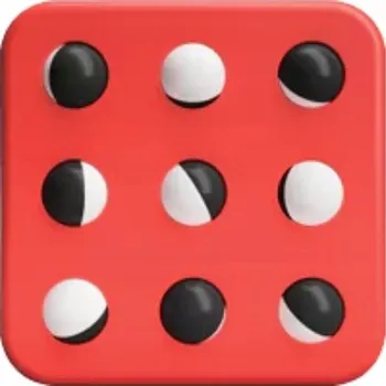 Hračka pro nejmenší FA488-7 Senzorická hračka PlayTab Čtverec Bílo-černé Kuličky Náplň 12m+