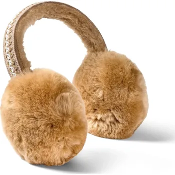 Klapky na uši Kožešinové klapky Fellhof ALPAKA Barva: hnědá