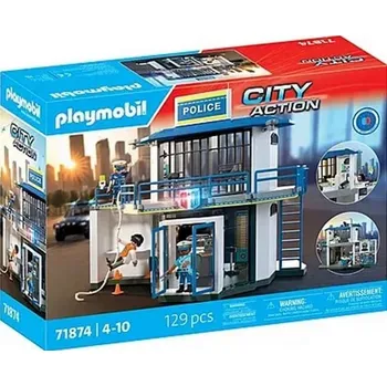 Stavebnice Playmobil Playmobil 71874 Policejní služebna s vyšetřovatelnou
