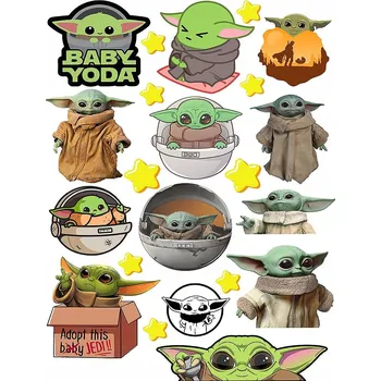 Tetování DOČASNÉ OMYVATELNÉ TETOVÁNÍ PRO DĚTI BABY YODA GROGU