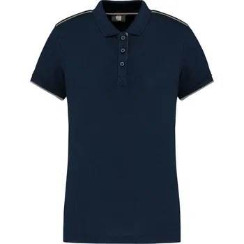 Kariban Dámské pracovní piqué polo "Day-to-Day" - 3XL navy/silver