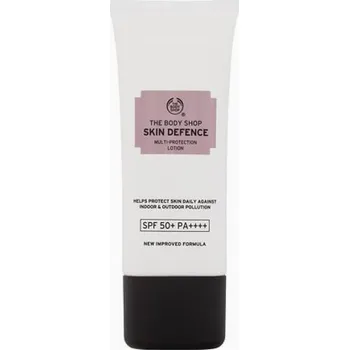 Hydratační pleťové mléko s UV ochranou The Body Shop Skin Defence SPF 50+, 60 ml