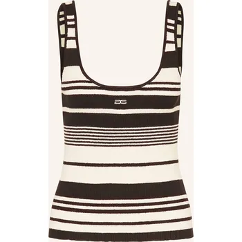 Gestuz Dámský Pletený Top, černá / režná, 38