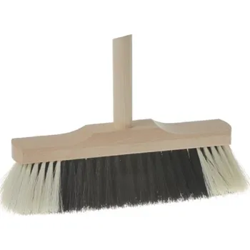 Smeták podlahový dřevěný 30cm s holí 120 cm