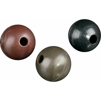 25ks Silikonové Korálky Mikado Měkké 6mm Černé