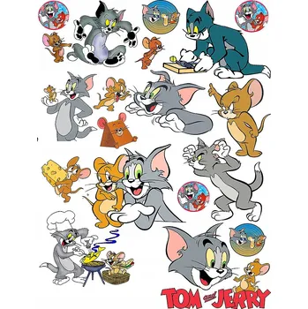 Odstranitelné tetování Smyvatelné tetovačky pro děti - Tom a Jerry