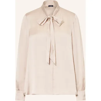 Dámská halenka Joop! Dámská Saténová Halenka S Mašlí, světle hnědá, 40