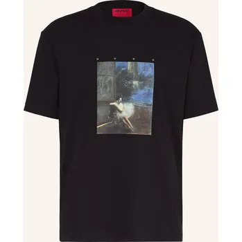 Pánská móda Hugo Pánské Tričko Dabolos, černá / modrá / bílá, XL