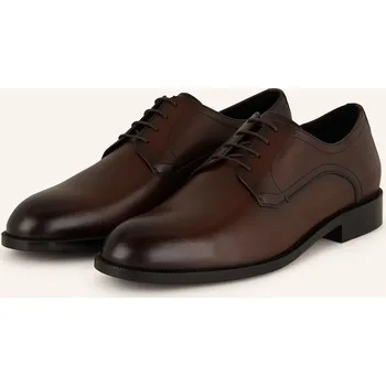 Pánské mokasíny Boss Pánské Šněrovací Boty Tayil, tmavě hnědá, 43,5