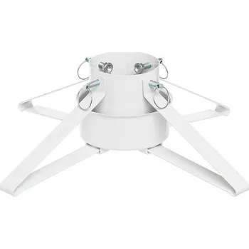 Stojánek na vánoční stromek Winteria, Kovový stojan na vánoční stromek s nádržkou na vodu 0,9 l, bílý