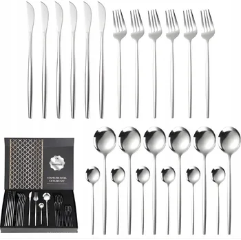 Příbor Sada příborů pro 6 osob TSG-443, 24 dílů, nerezová ocel
