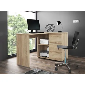 Psací stůl Rohový psací stůl Meblowa1 124 x 85 x 75 cm dub sonoma