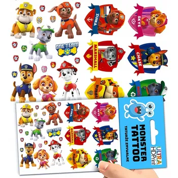 Odstranitelné tetování Filmová a herní nálepka na tetování Dětské vodní tetování Omyvatelné k narozeninám Dárek Dočasný dárek pro děti Originální opakovaně použitelné Spousta Vzorů