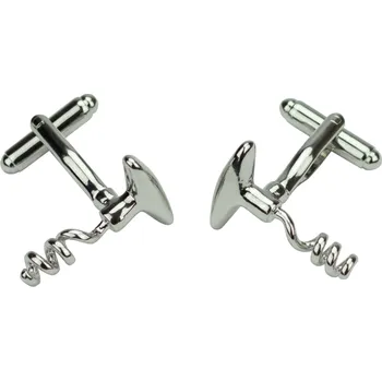 Manžetový knoflíček Manžetové knoflíčky stříbrné vývrtky