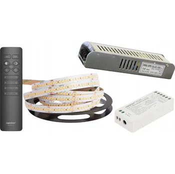 LED osvětlení Sada pro osvětlení LED pásek 19,2W/m 24V neutrální bílá, dálkový ovladač + ovladač