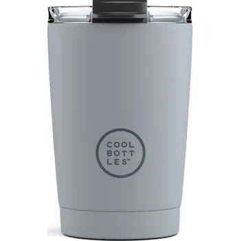 Termohrnek Cool Bottles – Termohrnek 330 ml Triple cool Pastel Grey