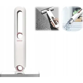 mop MINI PLOCHÝ MOP SE ŽDÍMAČEM HOUBIČKA A HOUBIČKOU NA ČIŠTĚNÍ OKEN, POLIC A SKLA DA177