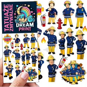 Odstranitelné tetování Filmová a herní nálepka na tetování Dětské vodní tetování Omyvatelné k narozeninám Dárek Dočasný dárek pro děti Originální opakovaně použitelné Spousta Vzorů