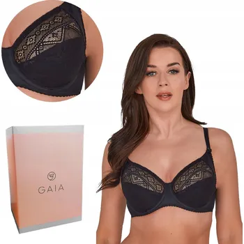 Podprsenka Gaia podprsenka nevyztužená černá velikost 70I