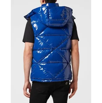 PHILIPP PLEIN Vatovaná bunda 61 Světle modrá Regular Fit 3XL