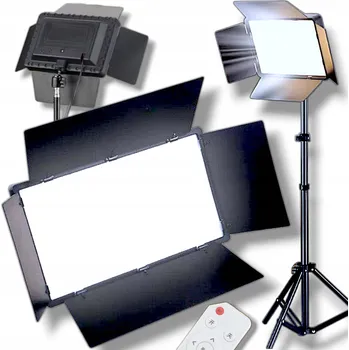 Fotoateliérová technika PROFESIONÁLNÍ STUDIOVÉ SVĚTLO PRO FOTOGRAFIE | LED PANEL | PEVNÝ STATIV 210 CM