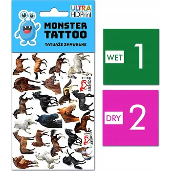 Tetování DOČASNÉ OMYVATELNÉ TETOVÁNÍ PRO DĚTI - KONĚ