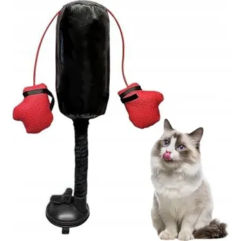 Hračka pro kočku HRAČKA PRO KOČKY BOXOVACÍ PYTEL PŘENOSNÝ VESELÝ DÁREK HRAČKA PRO KOČKY