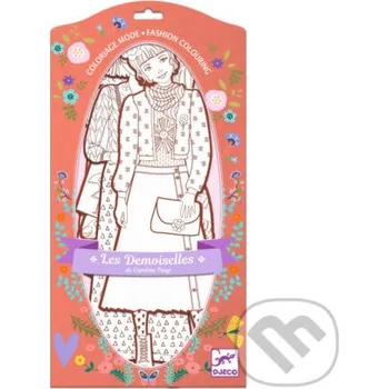 Desková hra Veľké maľovanky: Nina a priateľky (4 ks) - Djeco Djeco