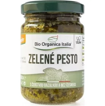 Omáčka Bio organica italia Pesto zelené BIO 140 g