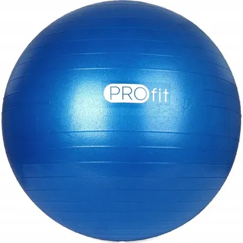 Gymnastický míč Klasický míč na cvičení Profit 65 cm, odstíny modré