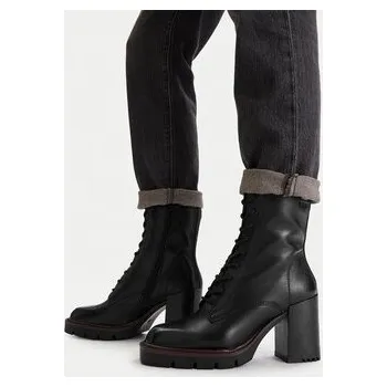 Dámské kozačky Polokozačky G-Star Raw CEO-WI34-CLEVELAND-04 Černá 39