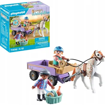 Stavebnice Playmobil PLAYMOBIL Horses OF WATERFALL 71496 KOČÁR S PONY