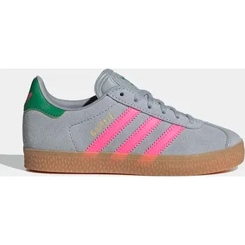 Chlapecké tenisky Dětské semišové tenisky adidas Originals GAZELLE IH6472 šedá 90X, EUR 31