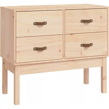 Komoda Skříňka z masivního borovicového dřeva 90x40x78 cm