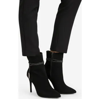 Dámské kozačky Polokozačky Eva Minge EO-EVA-H1092-1 Černá 41