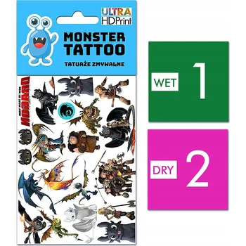 Tetování DOČASNÉ OMYVATELNÉ TETOVÁNÍ PRO DĚTI JAK VYCVIČIT DRAKA