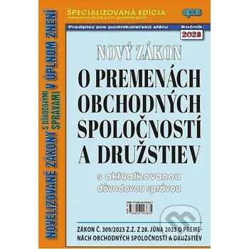 Nový zákon o premenách obchodných spoločností a družstiev - Epos Epos