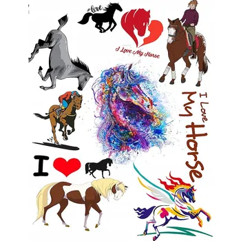 Odstranitelné tetování DOČASNÉ OMYVATELNÉ TETOVÁNÍ PRO DĚTI - KONĚ