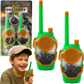 Vysílačka Dětské vojenské vysílačky – sada 2 kusů, dosah 10 m