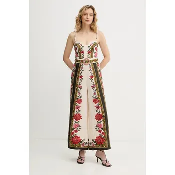 Dámský overall Plátěný overal Farm Rio 344883 béžová 01X, vel. M