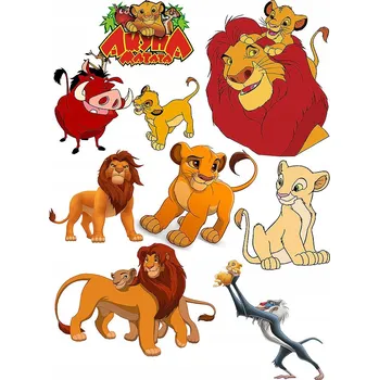 Odstranitelné tetování DOČASNÉ OMYVATELNÉ TETOVÁNÍ PRO DĚTI Lví král