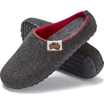 Pánské pantofle boty Gumbies Outback - Charcoal/Red 38