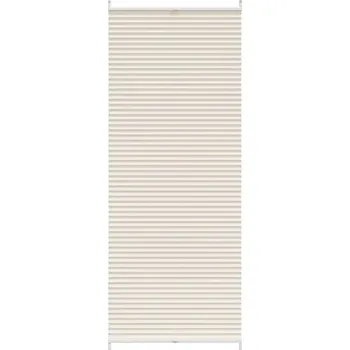 Prostěradlo Kremová plisovaná roleta 70 x 200 cm, montáž bez vrtání