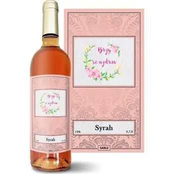 Víno Sablio Růžové víno Brzy se uzdrav: 0,75 l